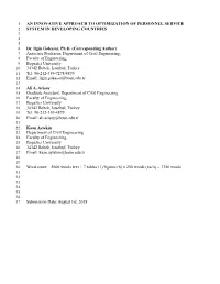 Author Instructions for Extended Abstract