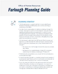 Furlough Planning Guide