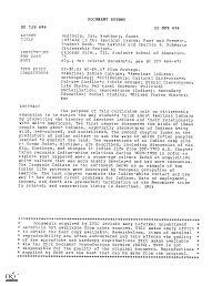 Indians in the American System: Past and Present, Student Book. the Lavinia and Charles P