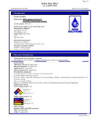 Safety Data Sheet Acc