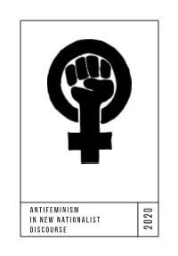 Antifeminism in New Nationalist Discourse 2020 AUTHORS