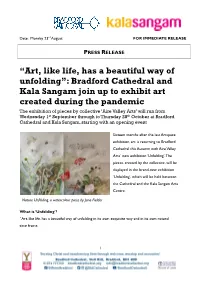 Bradford Cathedral and Kala Sangam Join up to Exhibit Art Created During