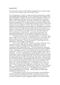George Orwell This One-Semester Module Will Offer Students The