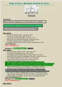 Rutas Lectura