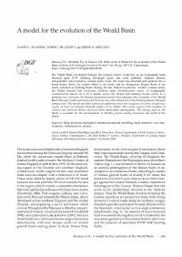 A Model for the Evolution of the Weald Basin