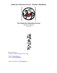 Doshi Kai Handbook