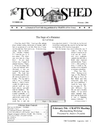 Tool Shed Number 140 February 2006