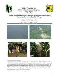 Draft Trip Report Outline, Rev 5 Dec 2005