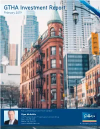 GTHA Investment Report February 2019