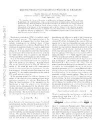 Quantum-Classical Correspondence of Shortcuts to Adiabaticity”