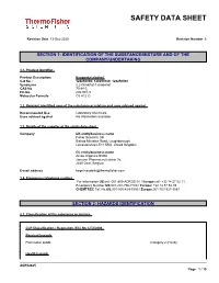 Safety Data Sheet