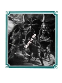 Sample File Piayer S Quide to the 6Raqonlance® Campaign