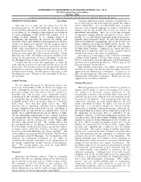 The Meteoritical Society Newsletter 2004