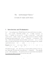 On Si-Metacompact Spaces ∗