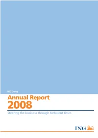 Annual Report 2008 Steering the Business Through Turbulent Times