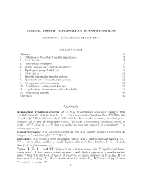 Ergodic Theory: Nonsingular Transformations