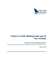 Future Luton: Making Best Use of Our Runway