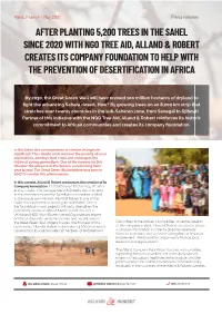 After Planting 5200 Trees in the Sahel