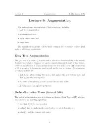 Augmentation: Range Trees (PDF)