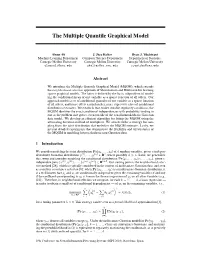 The Multiple Quantile Graphical Model