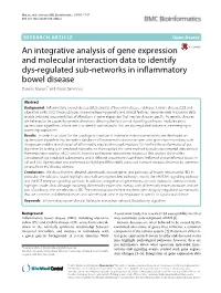 An Integrative Analysis of Gene Expression and Molecular