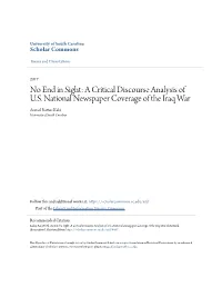 A Critical Discourse Analysis of US National