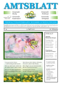 Amtsblatt Ausgabe April 2021