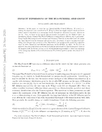 Arxiv:2008.07195V3 [Math.PR] 26 Nov 2020 (1) As: Functions Smooth on Xoeta Ucinl;Bueo’ Identity