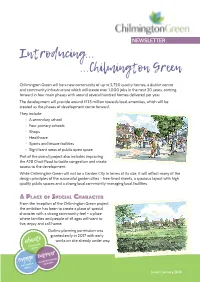 Chilmington Green Newsletter 2018