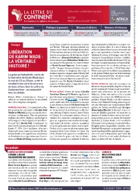 Libération DE Karim WADE : LA Véritable Histoire !