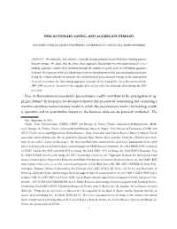 Precautionary Savings and Aggregate Demand