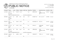 Public Notice &gt;&gt; Licensing and Management System Admin &gt;&gt;