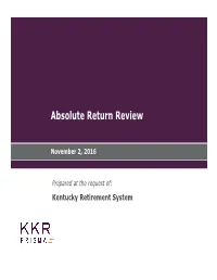 Absolute Return Review