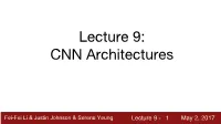 CNN Architectures