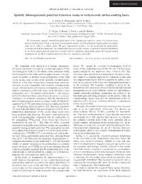 Spatially Inhomogeneously Polarized Transverse Modes in Vertical-Cavity Surface-Emitting Lasers