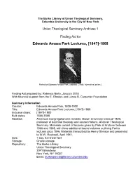 The Burke Library Archives (Columbia University Libraries