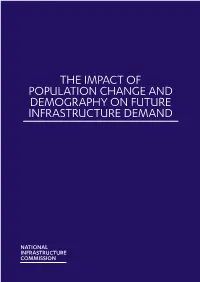 The Impact of Population Change and Demography on Future Infrastructure Demand