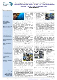 National Marine Park Karaburun-Sazan NEWSLETTER