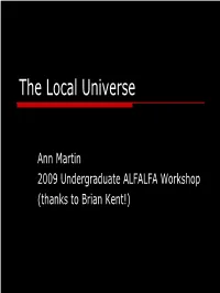 Overview of the Local Universe (Pdf)