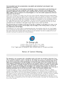 Rights Issue Circular