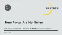 Best Practices in Central Heat Pump Water Heating