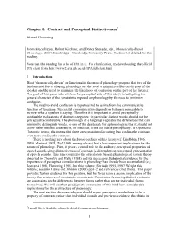 Contrast and Perceptual Distinctiveness*