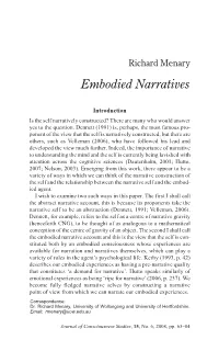 Embodied Narratives