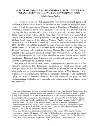 Discursive Entanglement in Hg Wells's Ann Veronica