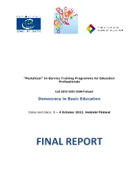Final Report Helsinki