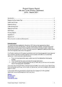 Project Closure Report Idle and Torne Priority Catchment 2019 - March 2021