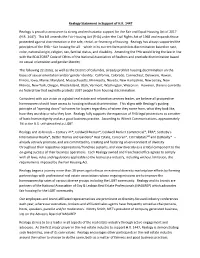 Realogy Statement in Support of H.R. 1447 Realogy Is Proud to Announce