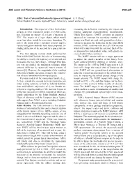 AIDA: Test of Asteroid Deflection by Spacecraft Impact. AF Cheng1 1Johns Hopkins University Applied Physics Laboratory