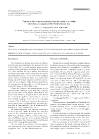 First Record of an Invasive Shrimp from the Family Processidae (Crustacea, Decapoda) in the Mediterranean Sea