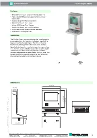Visunet Edge KM8622 KVM Workstation Dimensions